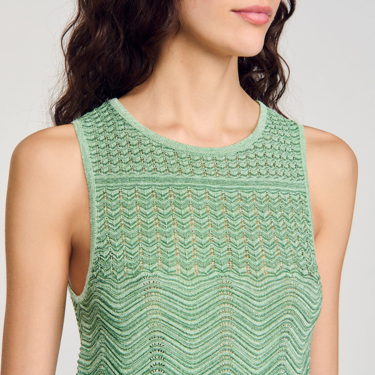Decorative knit top | Sandro