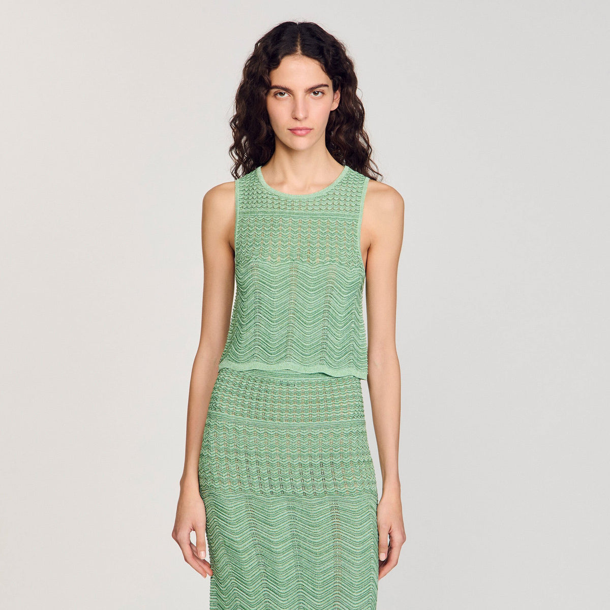 Decorative knit top | Sandro