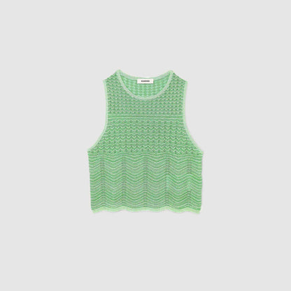 Decorative knit top | Sandro