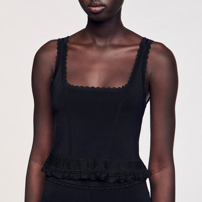 Ruffled top | Sandro