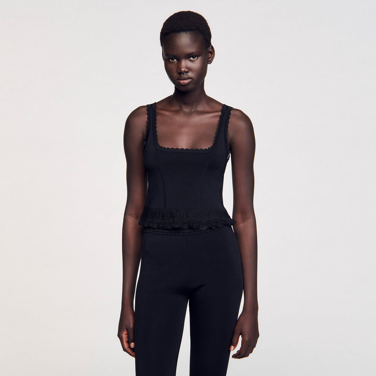 Ruffled top | Sandro