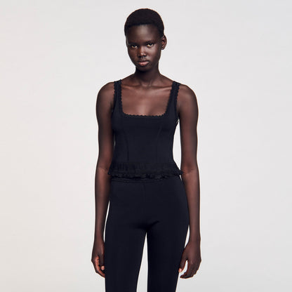 Ruffled top | Sandro