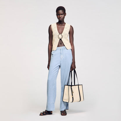 Crochet vest | Sandro