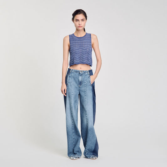 Glitter knit sweater | Sandro