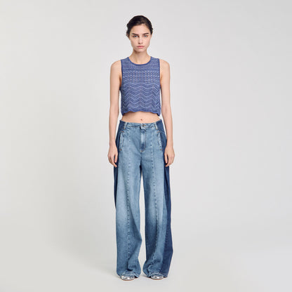Glitter knit sweater | Sandro