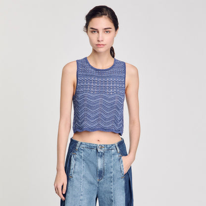 Glitter knit sweater | Sandro
