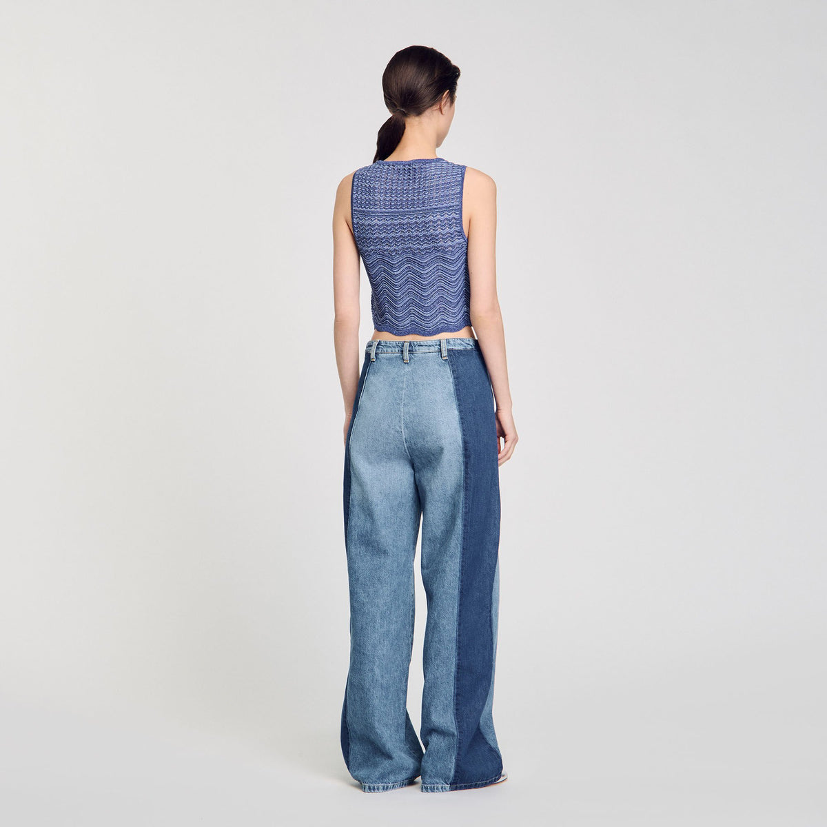 Glitter knit sweater | Sandro