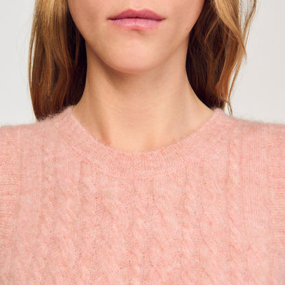 Twisted sleeveless sweater | Sandro