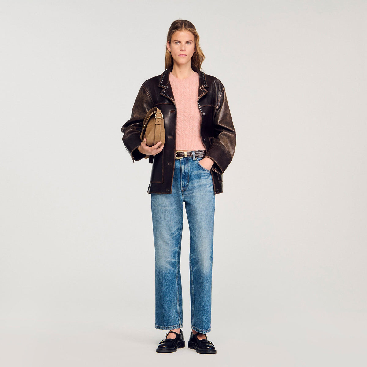 Twisted sleeveless sweater | Sandro