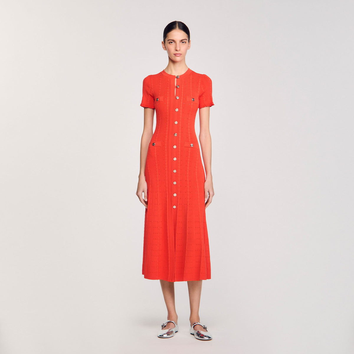 Knit maxi dress | Sandro