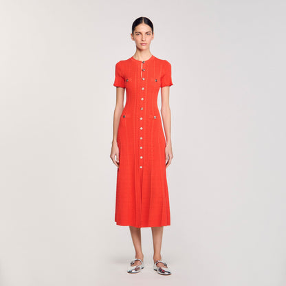 Knit maxi dress | Sandro