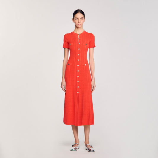 Knit maxi dress | Sandro