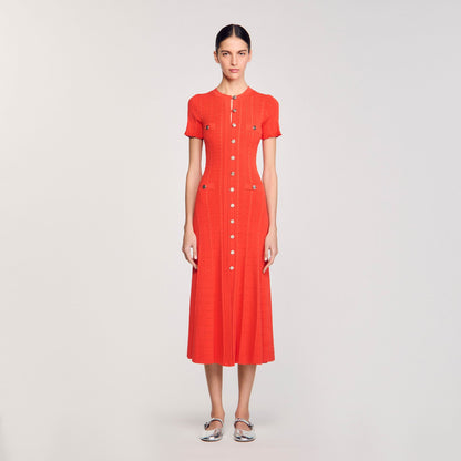 Knit maxi dress | Sandro