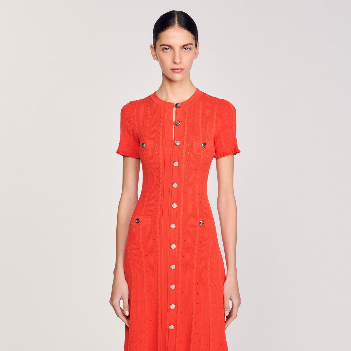 Knit maxi dress | Sandro
