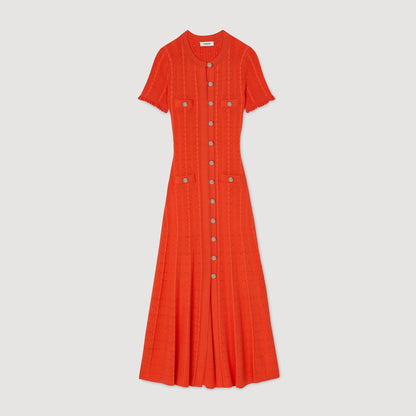 Knit maxi dress | Sandro