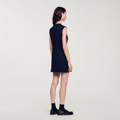Mini dress with buttons | Sandro