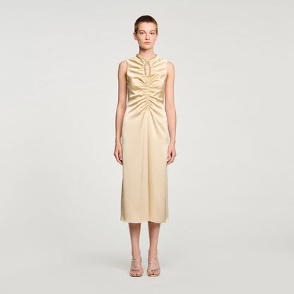Rhinestone midi dress | Sandro
