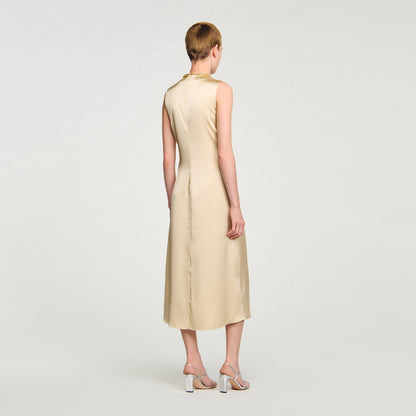 Rhinestone midi dress | Sandro