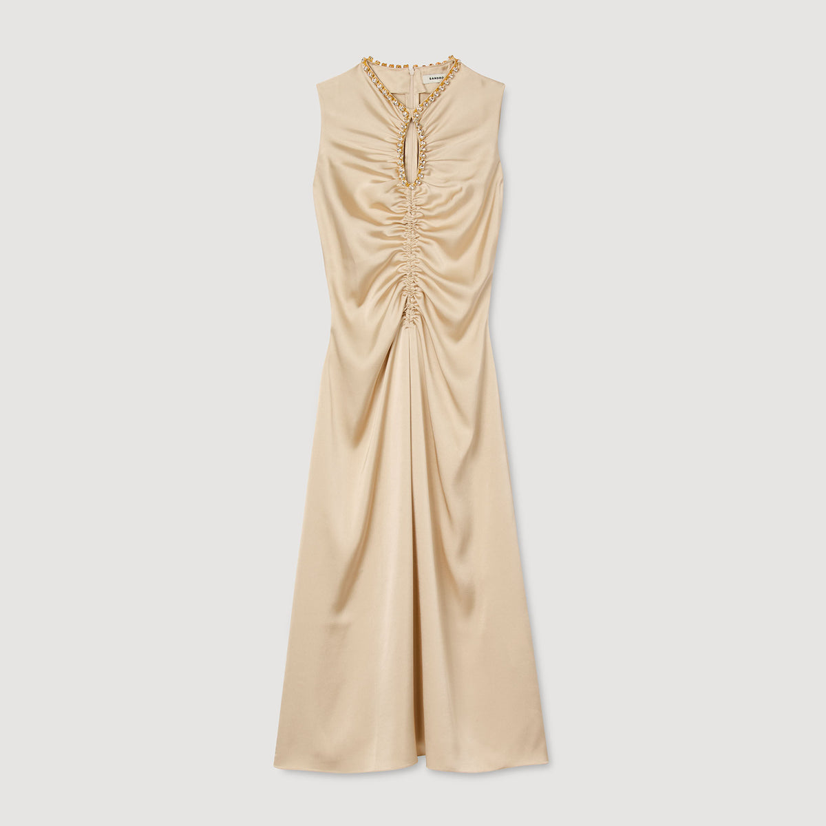 Rhinestone midi dress | Sandro