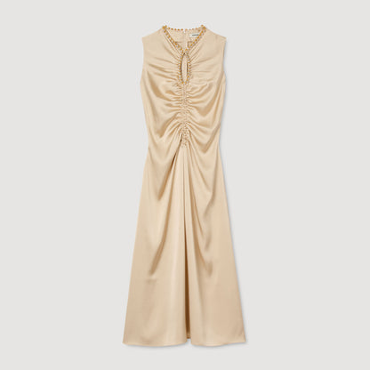 Rhinestone midi dress | Sandro