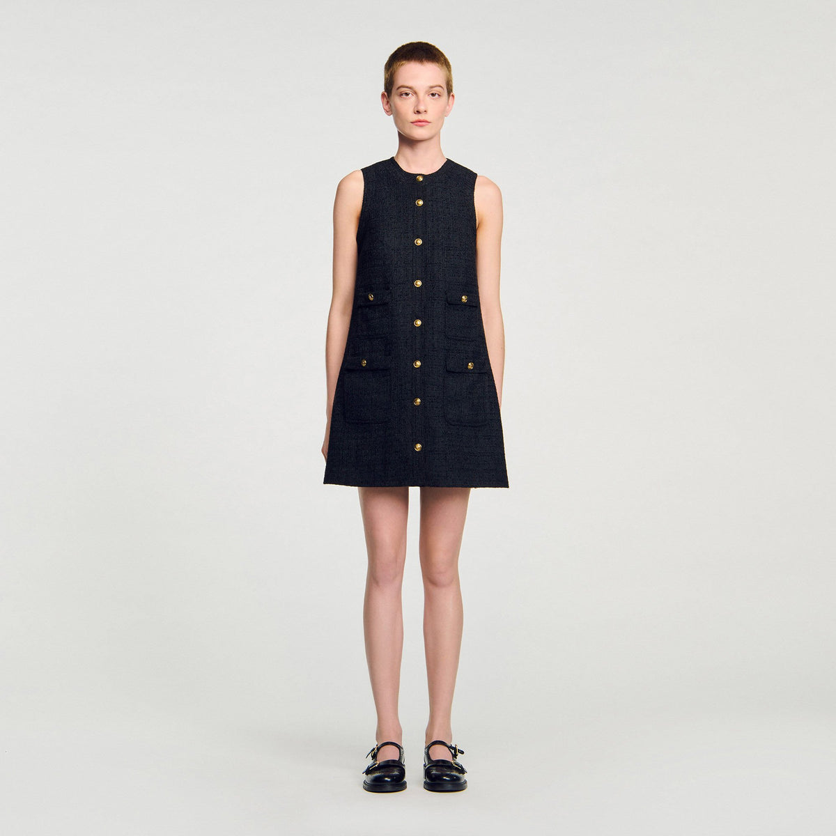 Mini tweed dress | Sandro