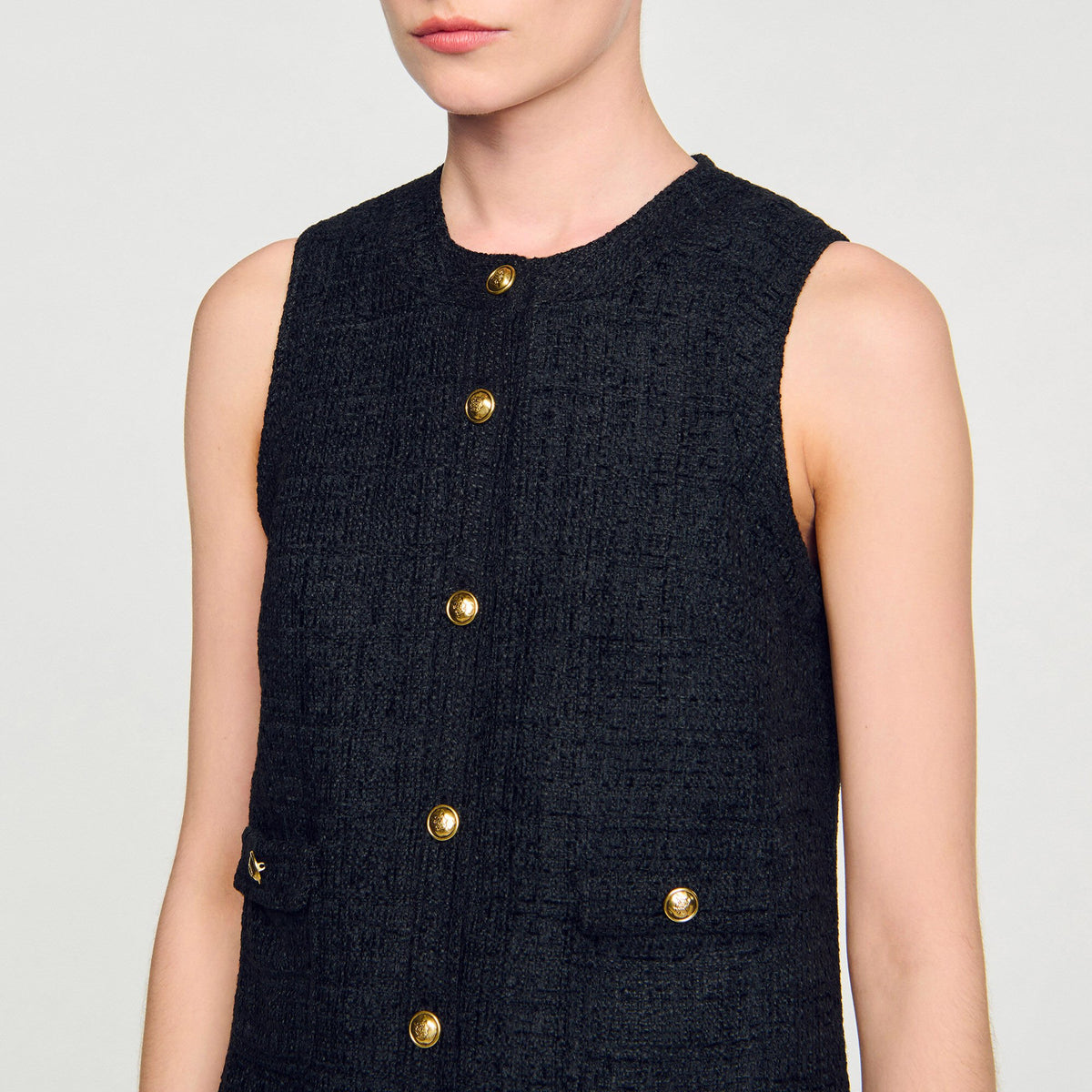 Mini tweed dress | Sandro