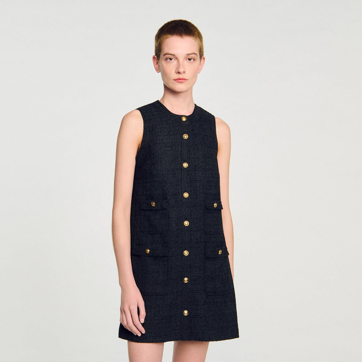 Mini tweed dress | Sandro