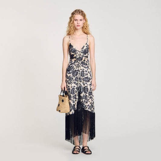 Floral print maxi dress | Sandro