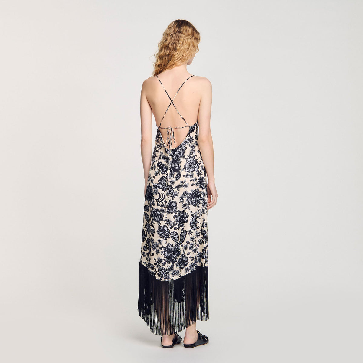 Floral print maxi dress | Sandro