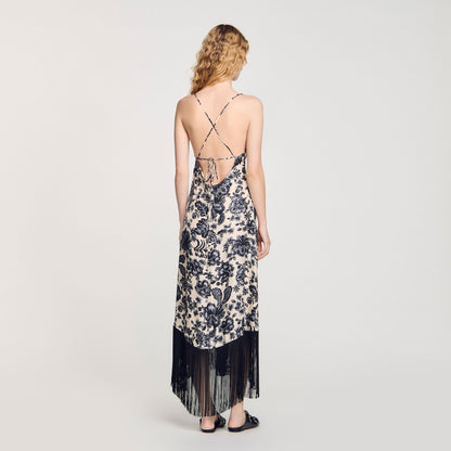 Floral print maxi dress | Sandro