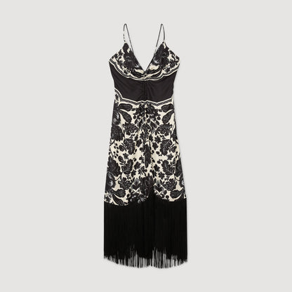 Floral print maxi dress | Sandro