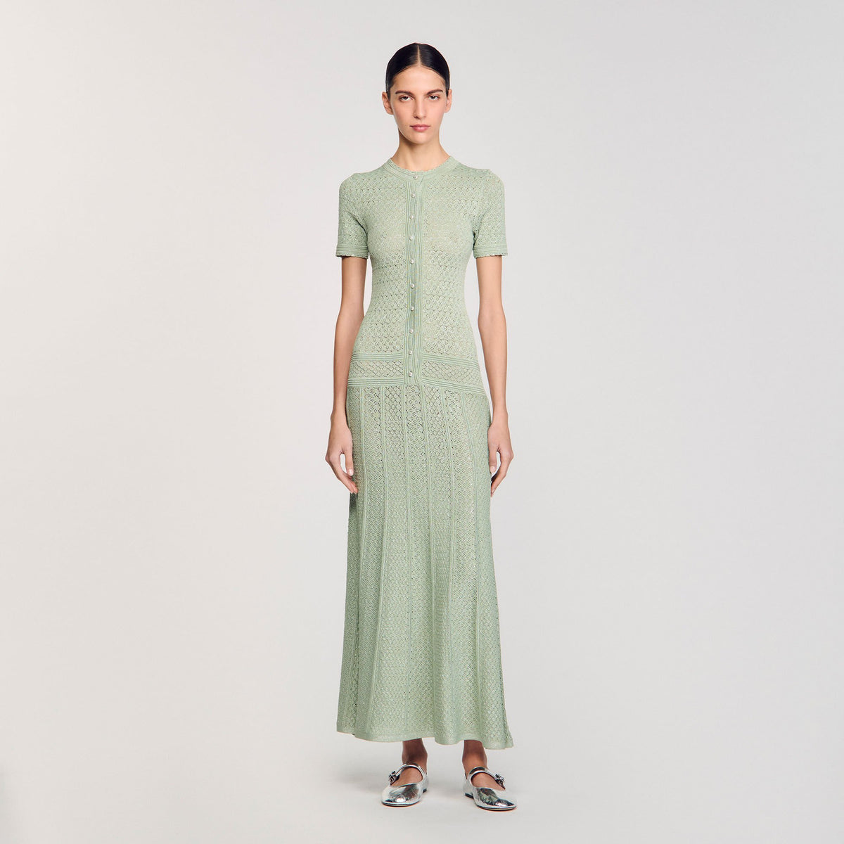 Knit maxi dress | Sandro