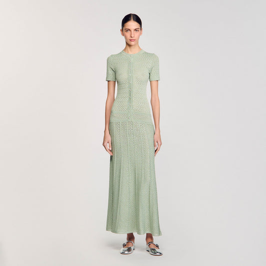 Knit maxi dress | Sandro