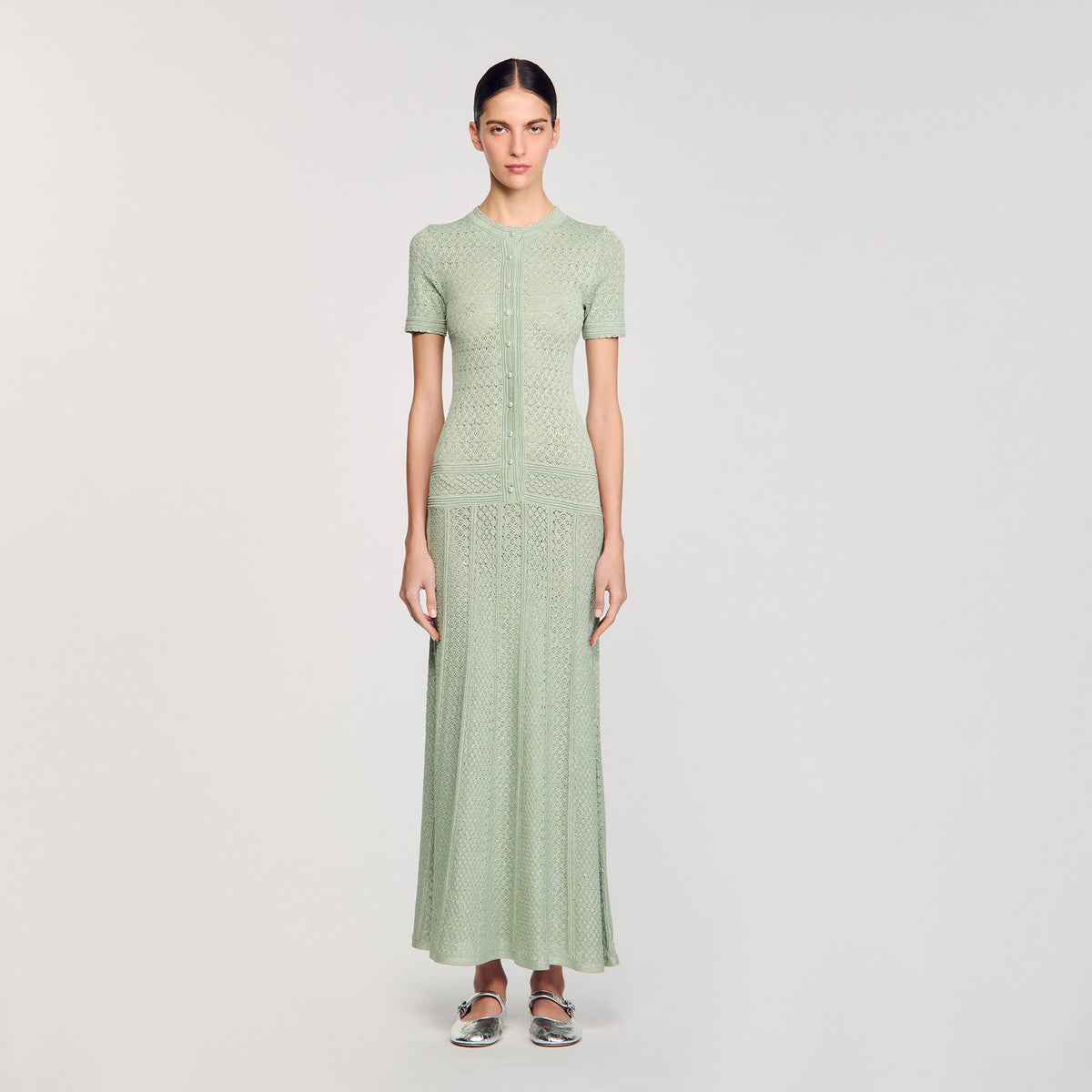 Knit maxi dress | Sandro