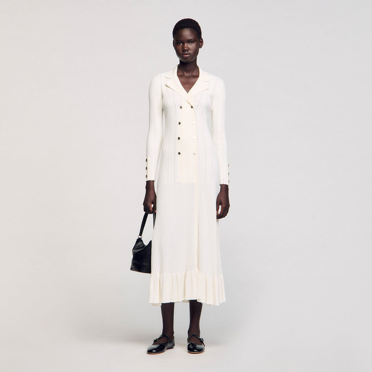 Knit maxi dress | Sandro