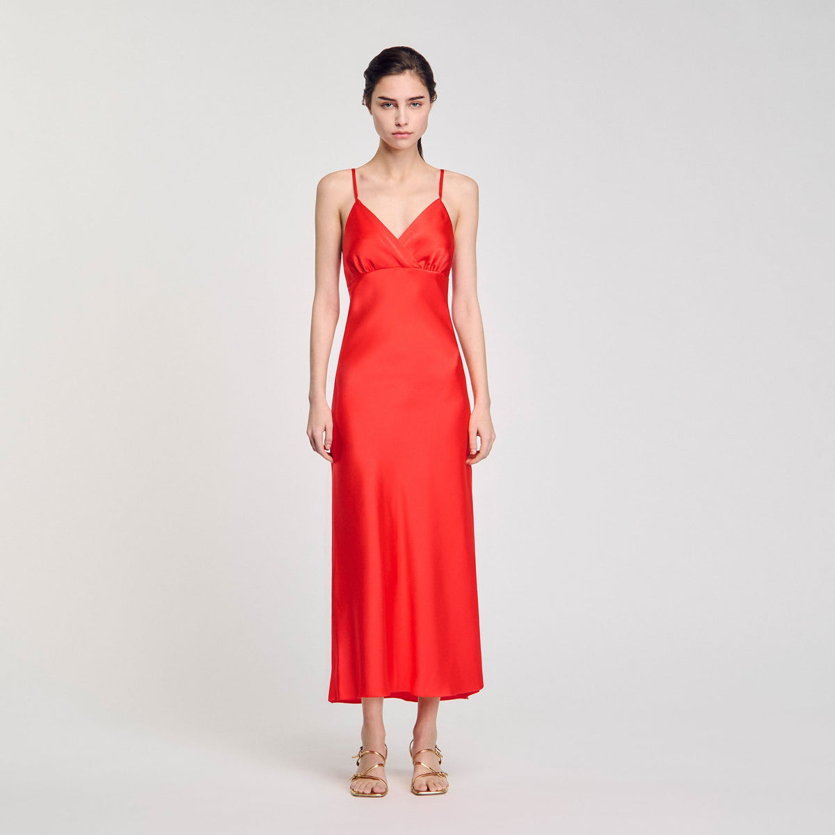Flowy dress with straps | Sandro