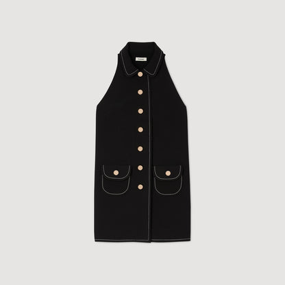 Peter Pan collar mini dress | Sandro