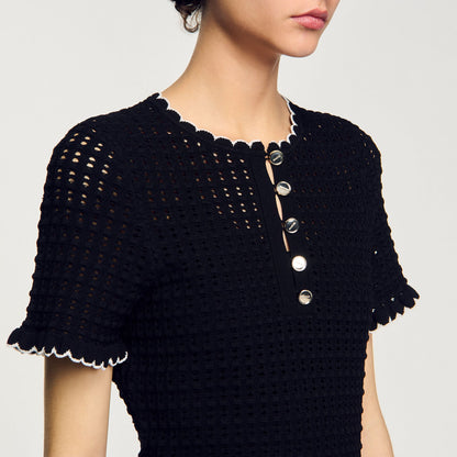Mini knit dress | Sandro