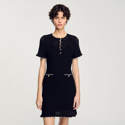 Mini knit dress | Sandro