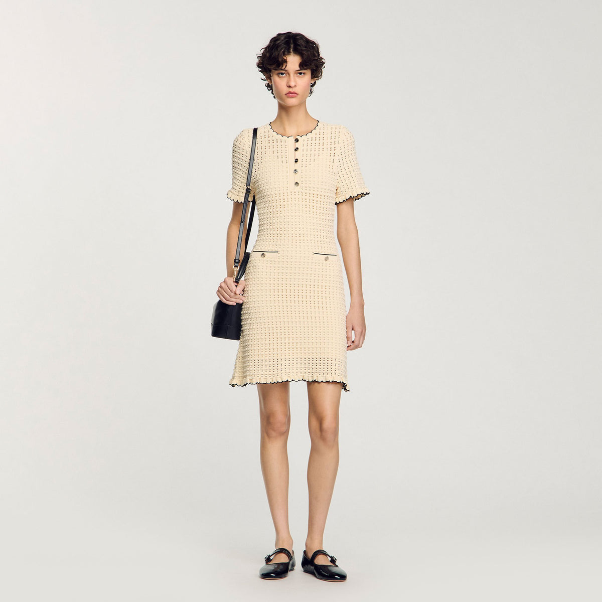 Mini knit dress | Sandro