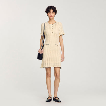 Mini knit dress | Sandro