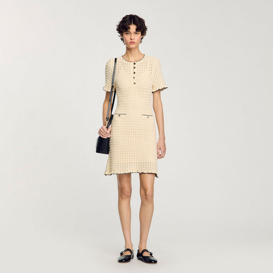 Mini knit dress | Sandro