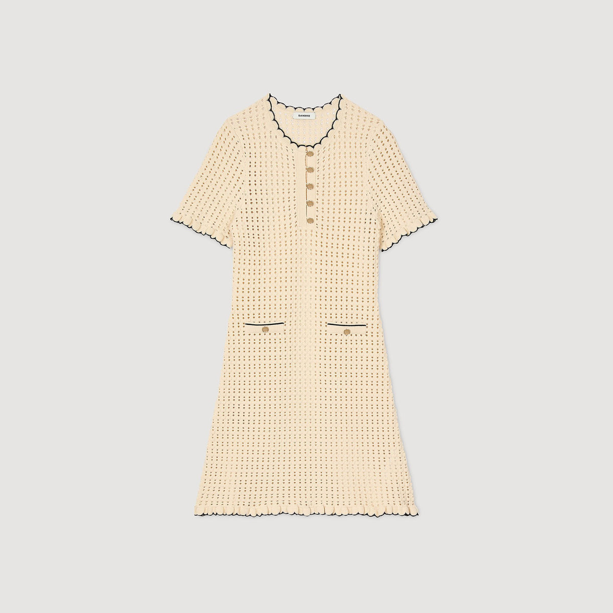 Mini knit dress | Sandro