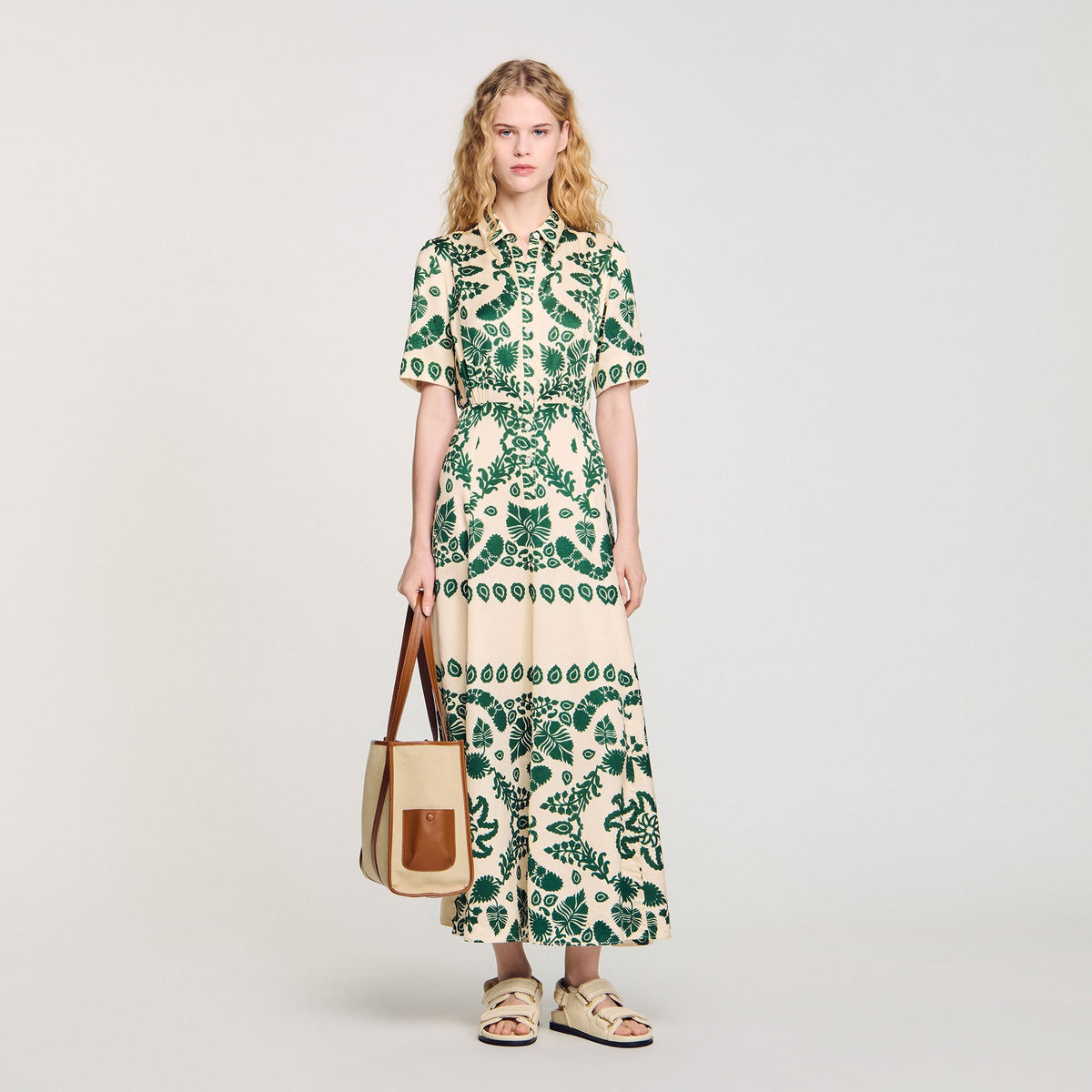 Floral print maxi dress | Sandro