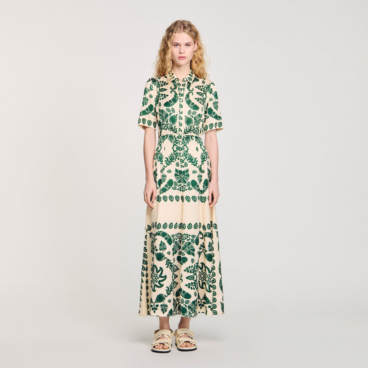 Floral print maxi dress | Sandro