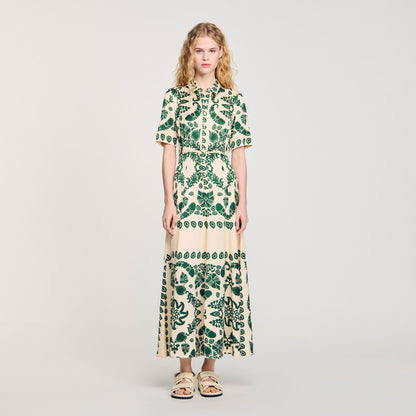 Floral print maxi dress | Sandro