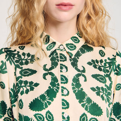 Floral print maxi dress | Sandro