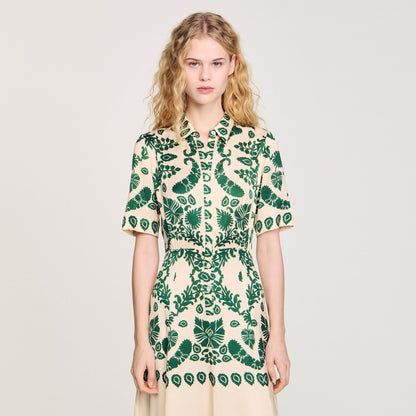 Floral print maxi dress | Sandro