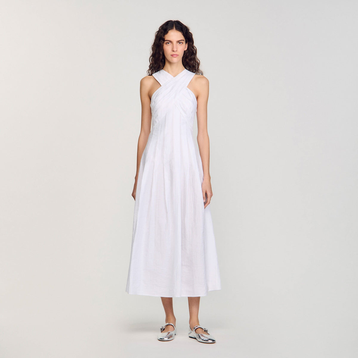 Wrap maxi dress | Sandro
