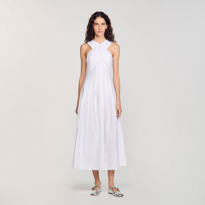 Wrap maxi dress | Sandro